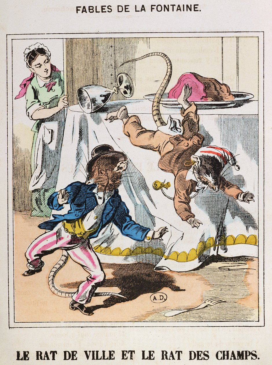 Le Rat de ville et le Rat des champs, des 