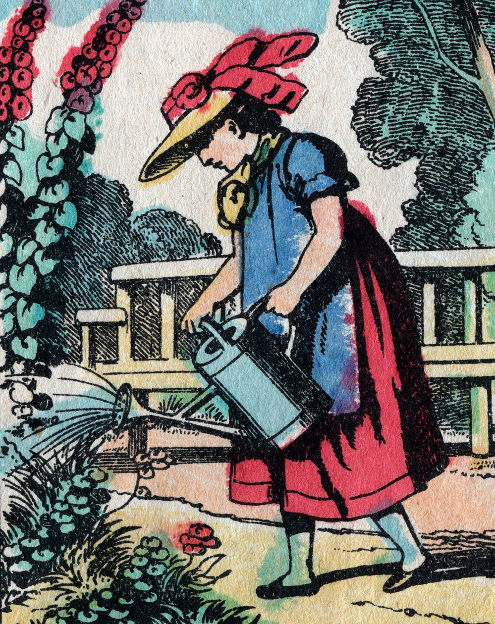 Les activités pour les filles de bonnes familles : apprendre le jardinage - French School