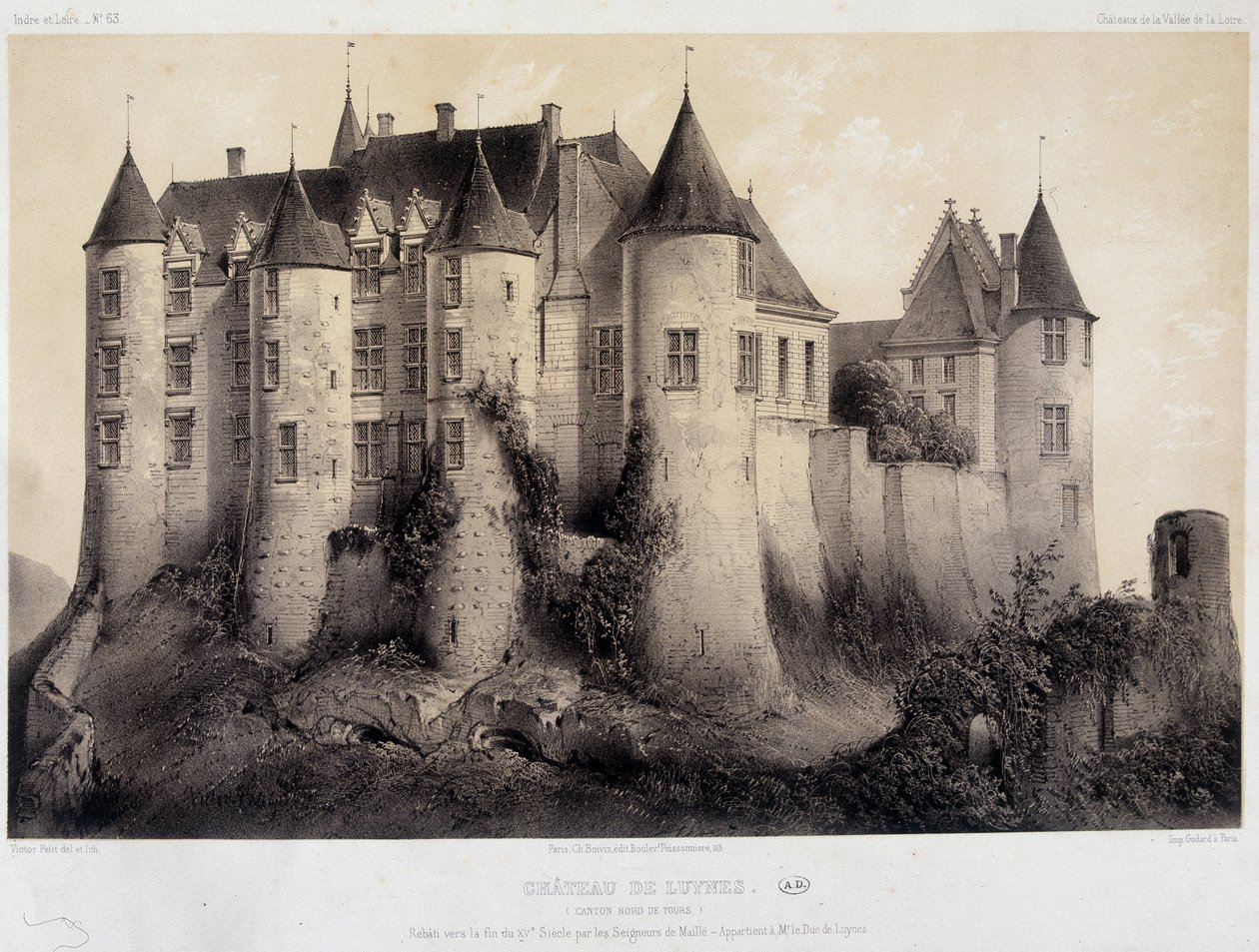 Le château de Luynes - French School