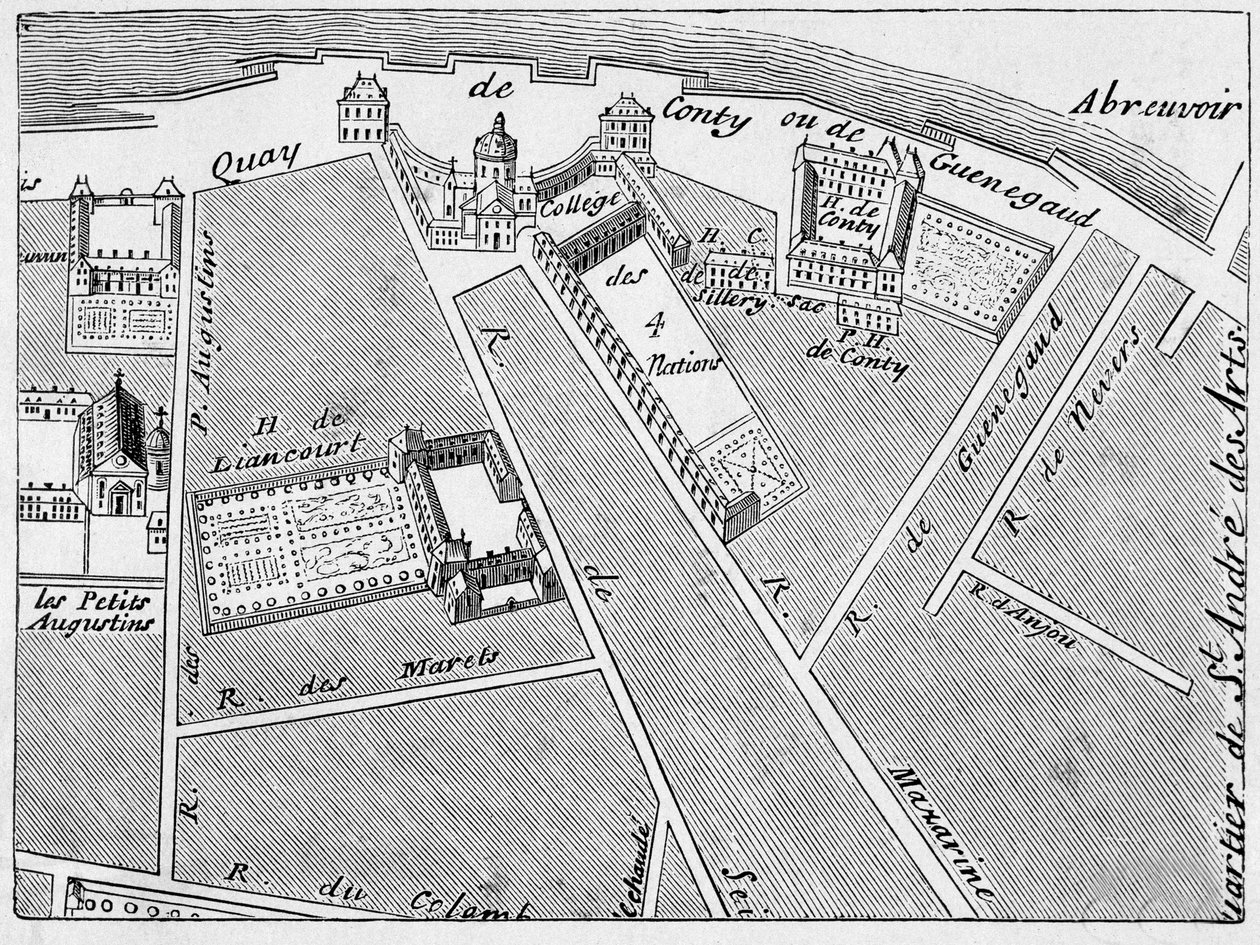 Le quartier du Collège des Quatre Nations et l