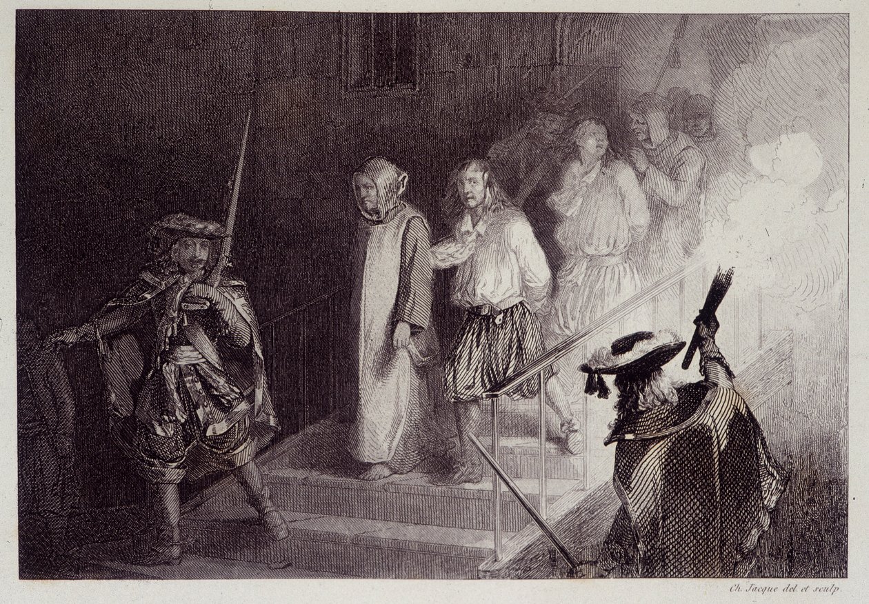 Les quatre gentilshommes bretons de la conspiration de Cellamare - French School