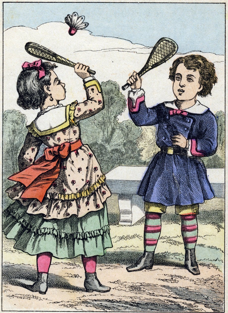 Le volant. Gravure de l