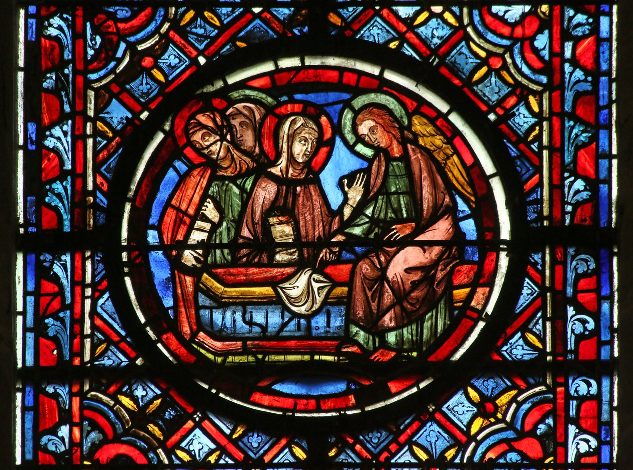 Les trois saintes femmes à la résurrection - French School