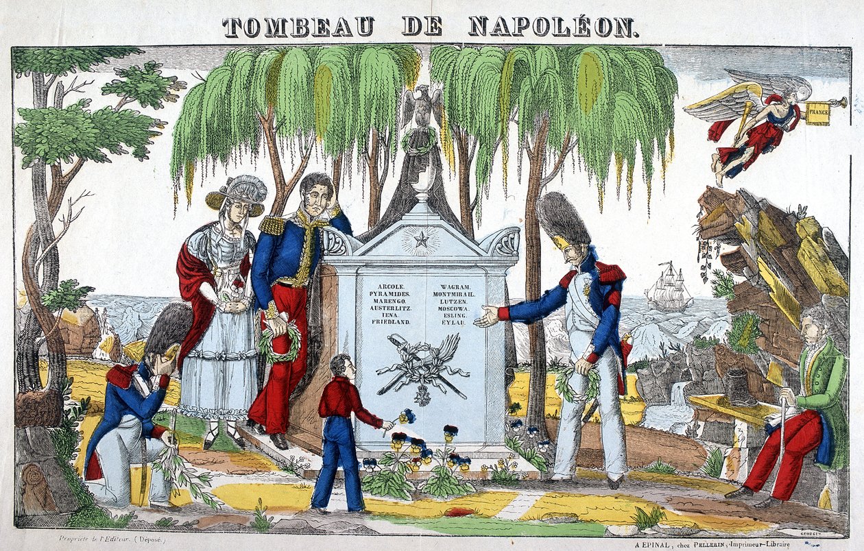 Le tombeau de Napoléon Bonaparte sur l