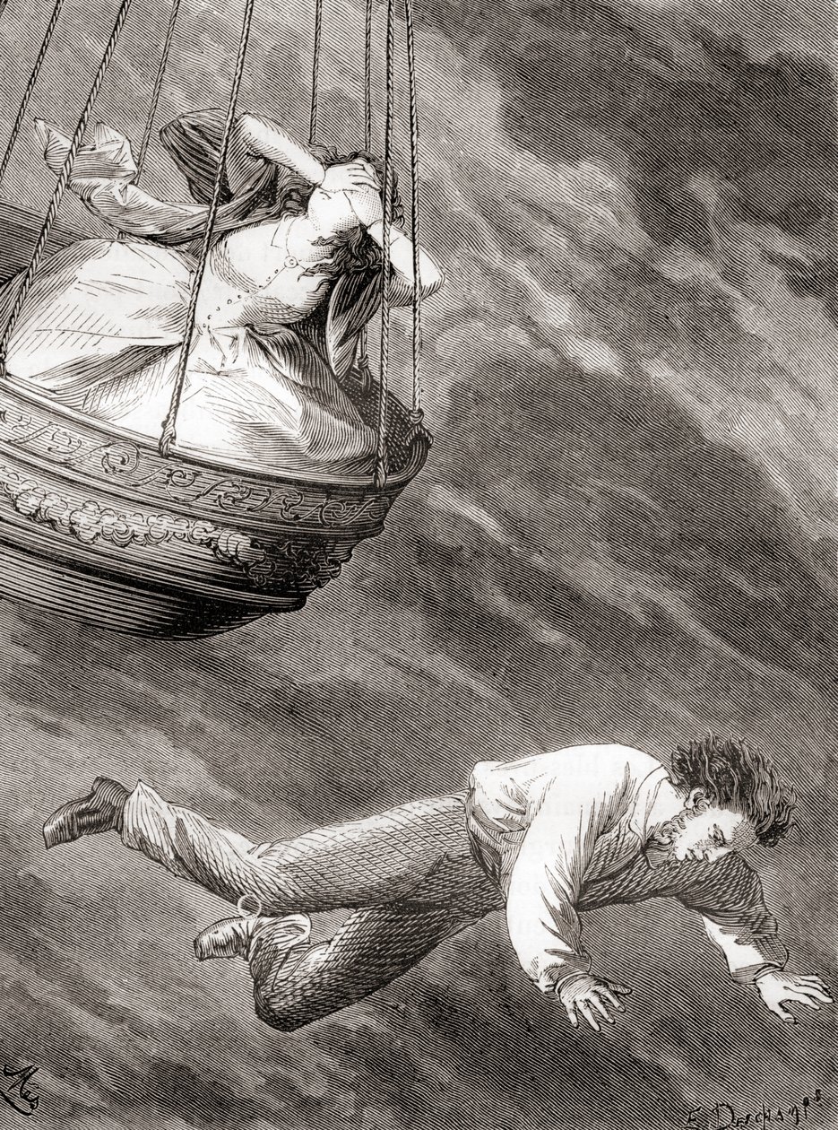 Thomas Harris, scientifique londonien inventif et lieutenant et pionnier anglais de la montgolfière qui est tombé à sa mort d