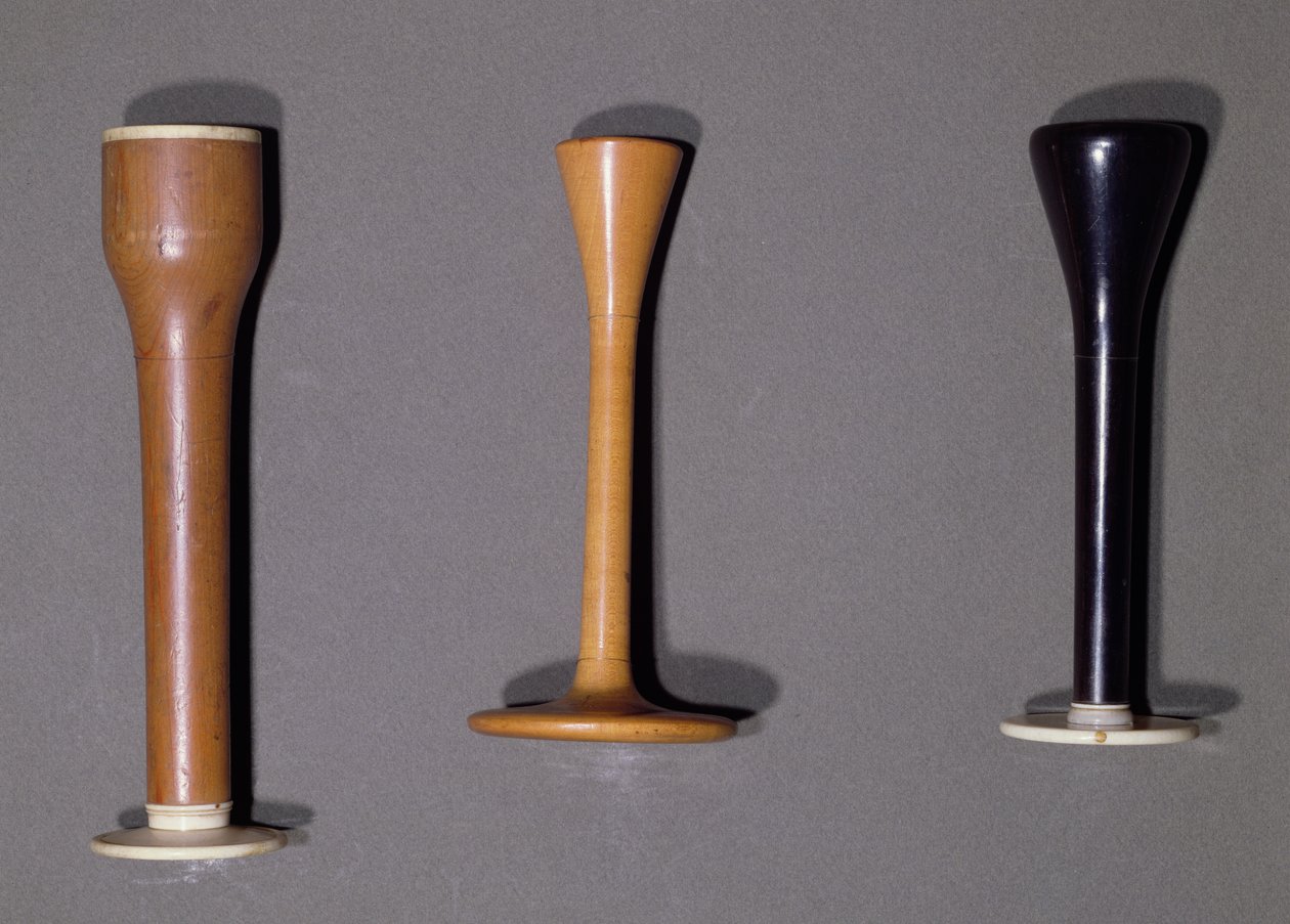 Trois stéthoscopes, de l