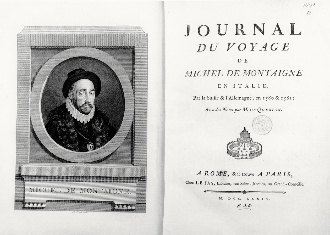 Page de titre et frontispice avec portrait de l