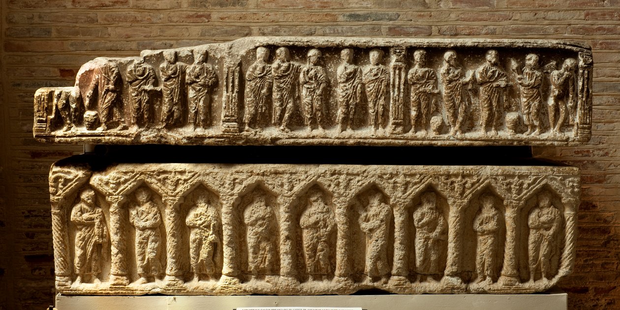 Tombe de Guillaume Taillefer, Comte de Toulouse, 4e-5e siècle - French School