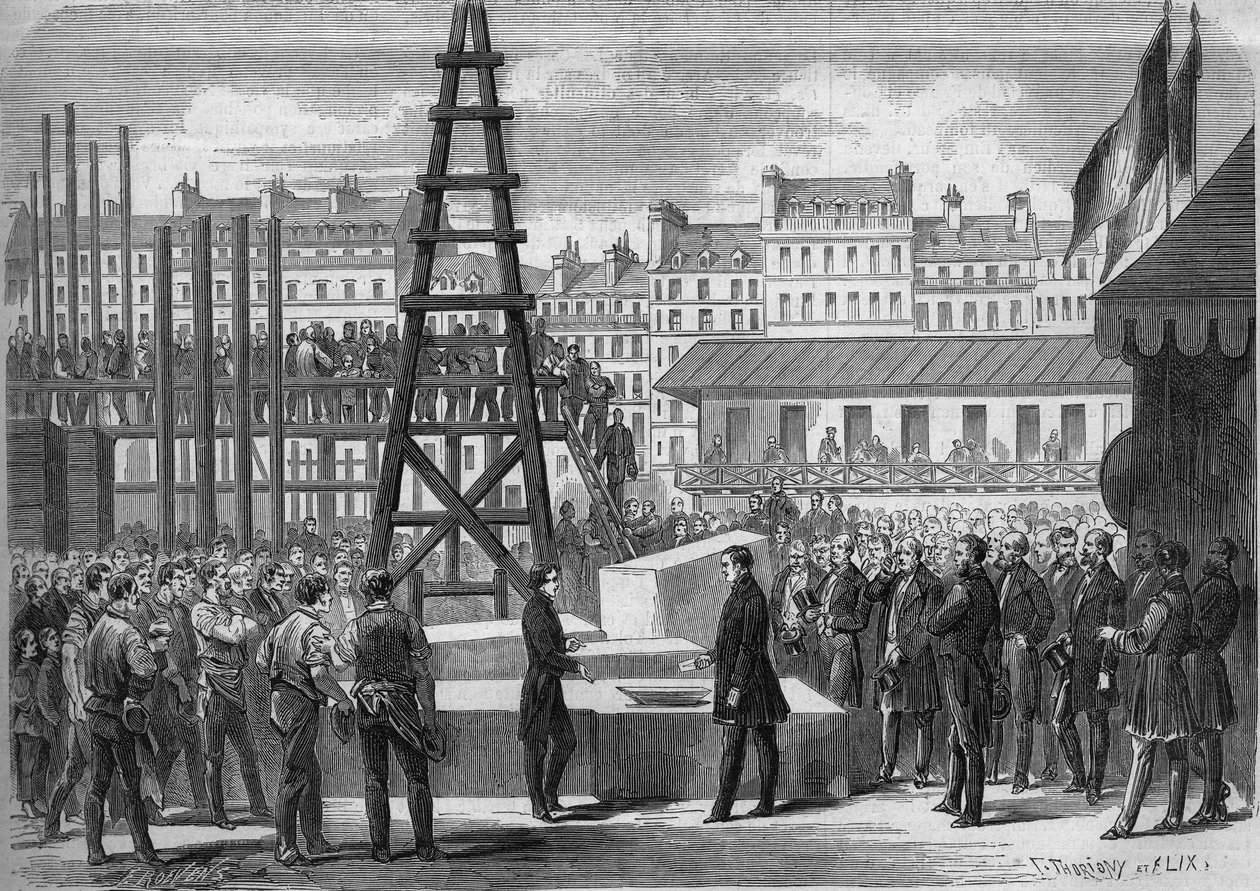 Transformations de Paris sous le Second Empire, Paris Haussmannien : installation de la première de l