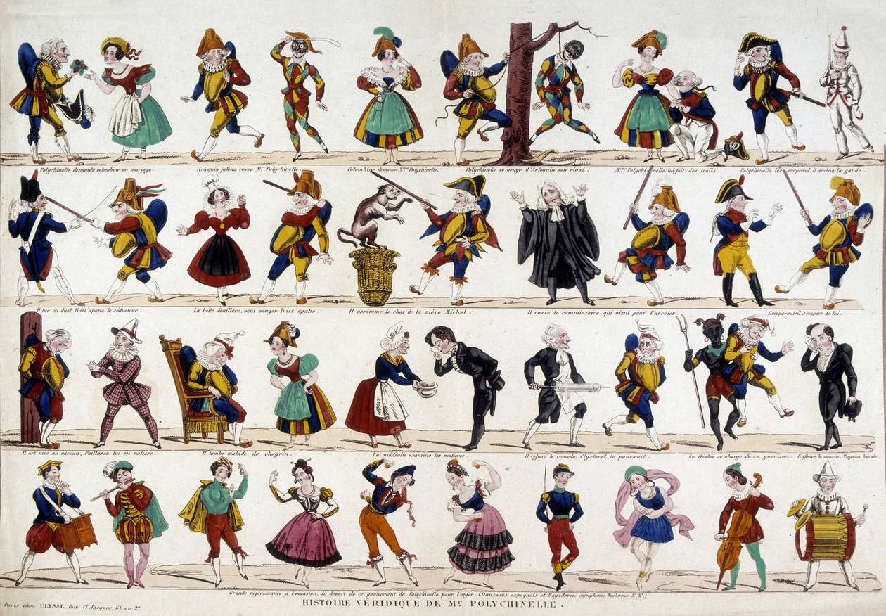 Histoire véridique de Monsieur Polichinelle. Image d