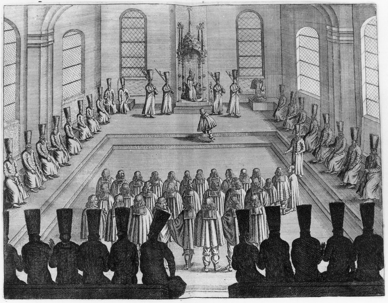Le tsar Alexis Ier Mikhaïlovitch (1629-76) reçoit une ambassade de l