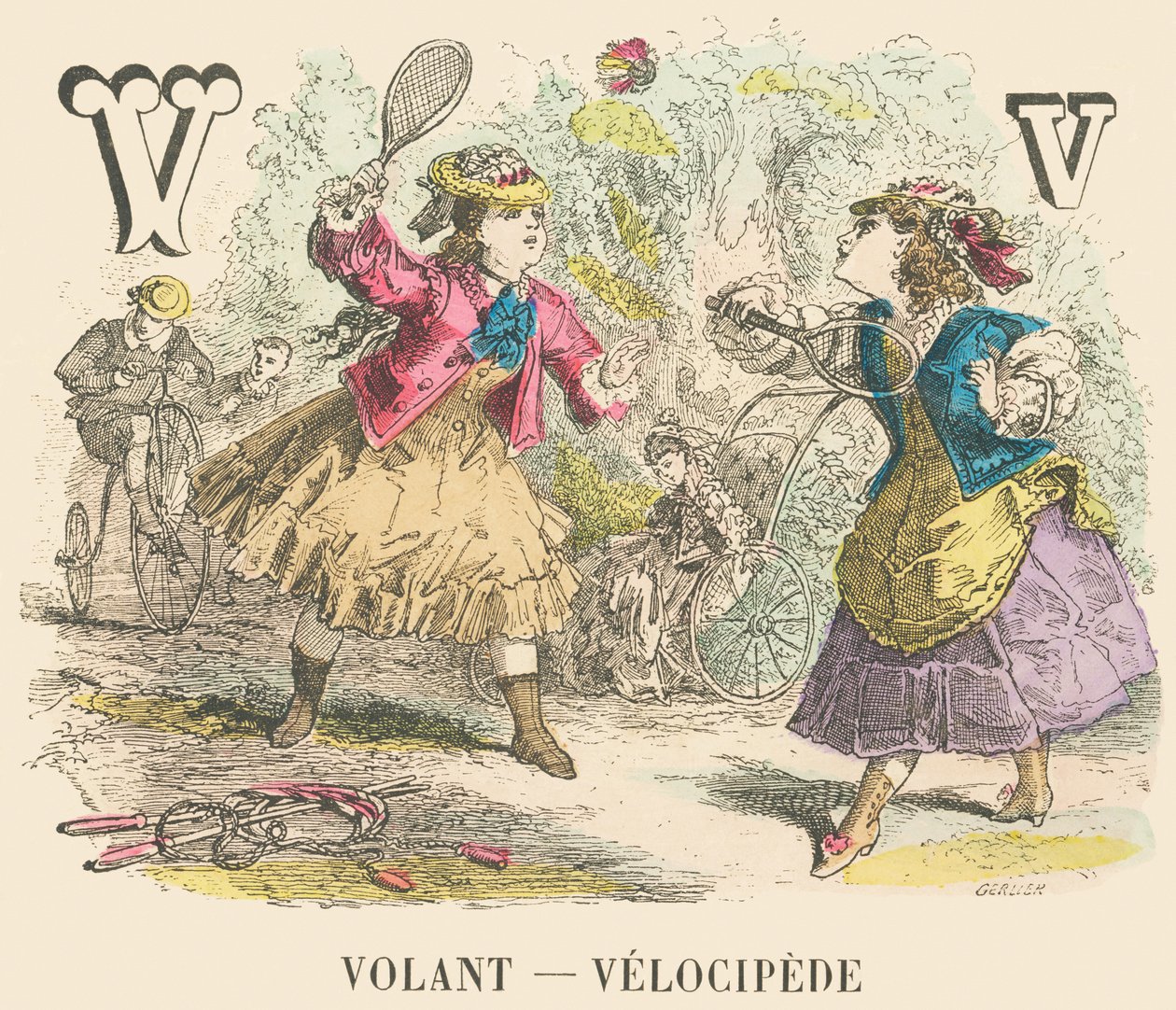 Volant — Vélocipède - French School