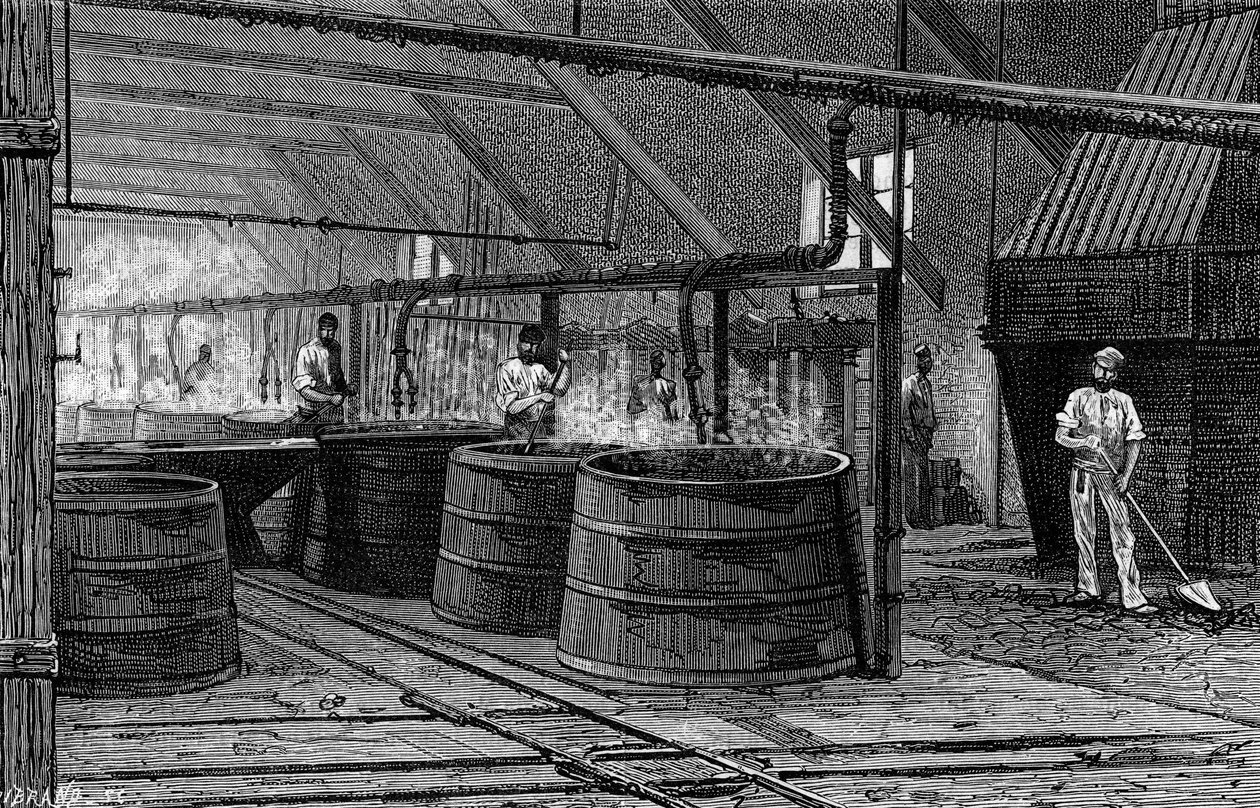 Cuves de la fabrique de Suffrice chargées d