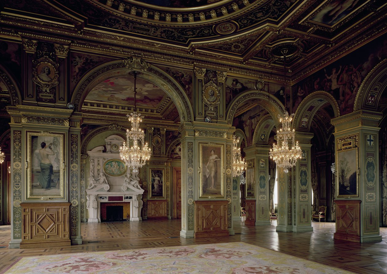 Vue de la Salle des Arts, après 1871 - French School