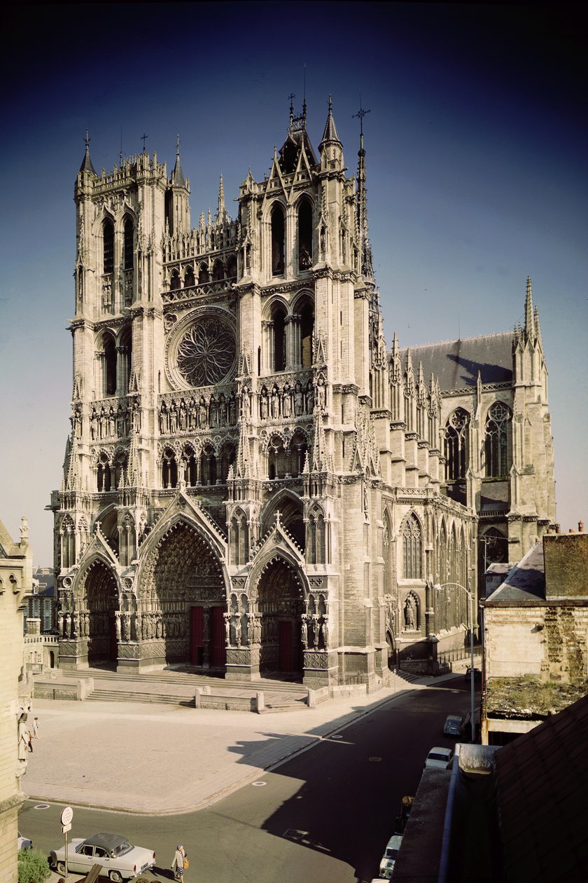 Vue de la façade ouest, vers 1220-70 - French School