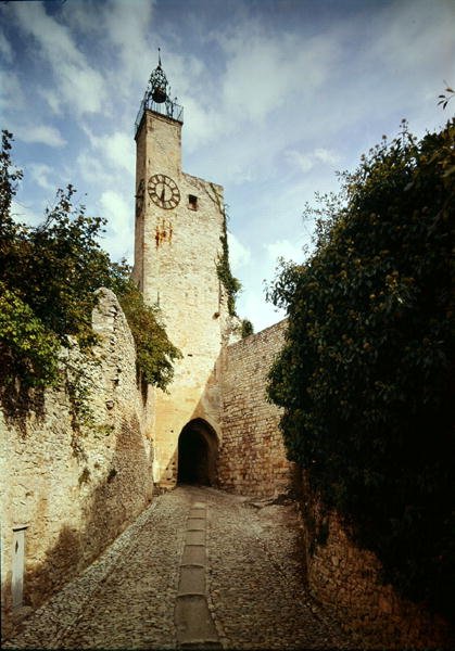 Vue du beffroi - French School