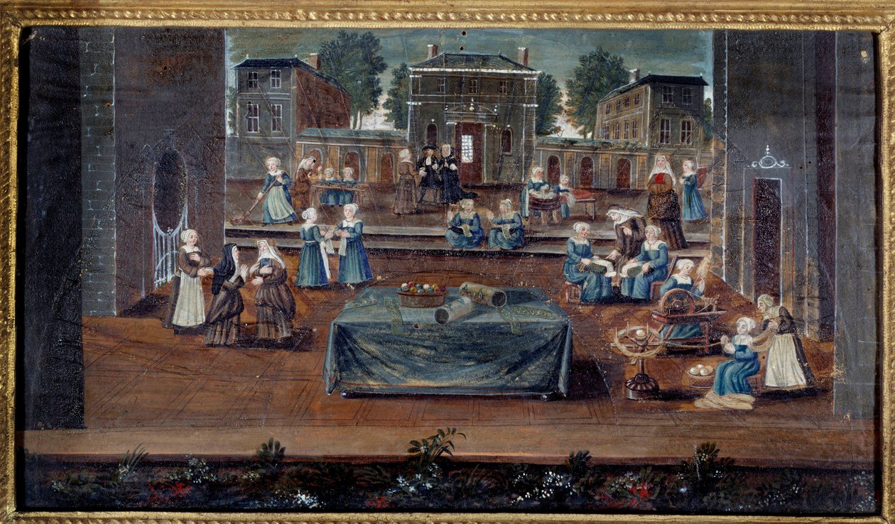 Vue de la maison de Saint-Cyr - French School