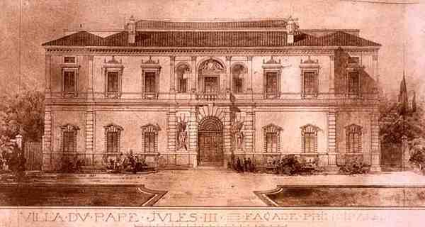 Villa Giulia, Rome, de 