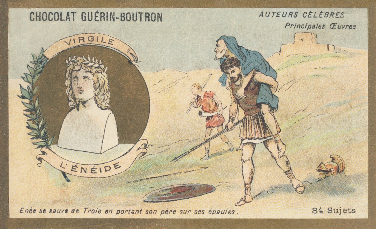 Virgile (70 av. J.-C.-19 av. J.-C.), poète latin, auteur de « L