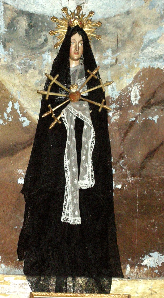 Vierge en deuil - French School