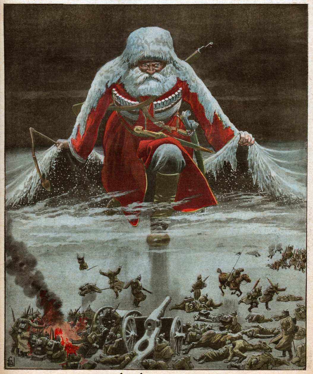 WWI:Le front russe en 1916 (print) - French School