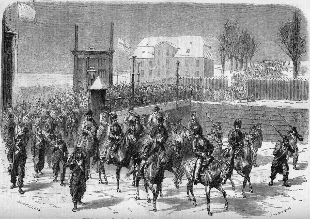 Guerre des duchés opposant le Danemark à la Prusse et à l