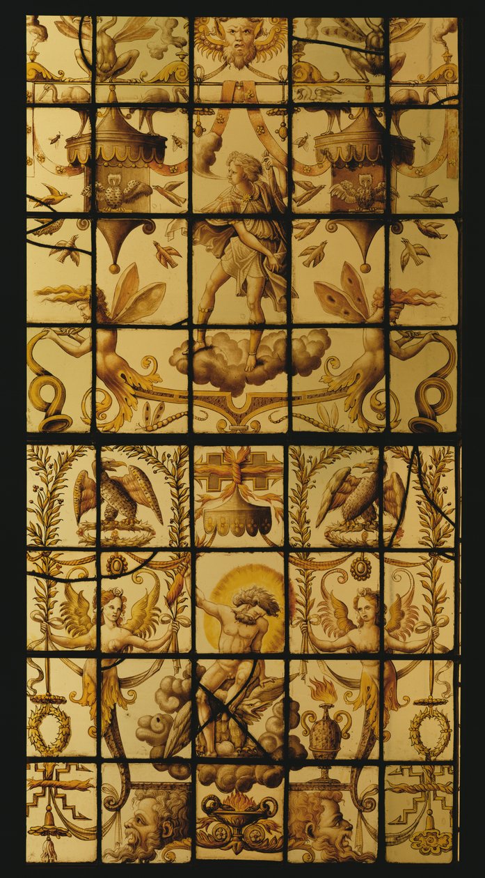Vitrail représentant Jupiter et l