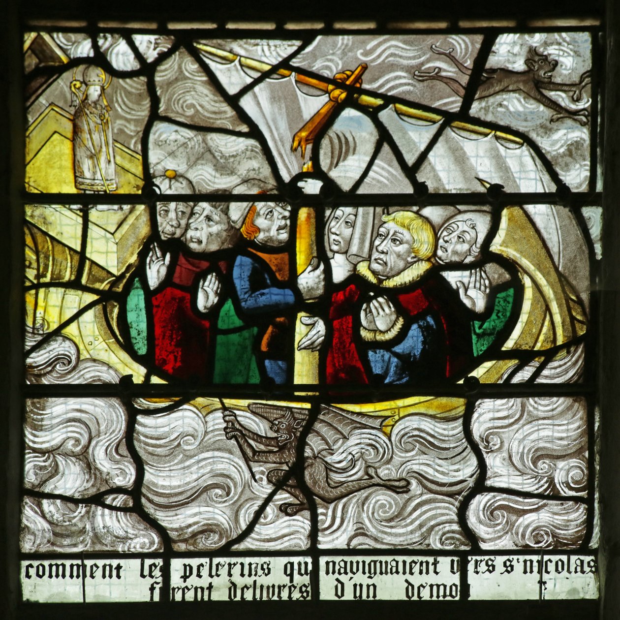 Saint Nicolas sauvant des pèlerins d