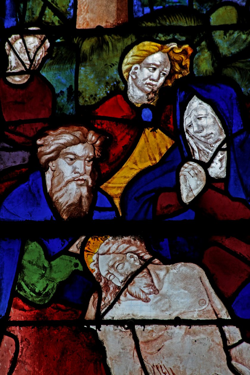 Vitrail w10 représentant Joseph d