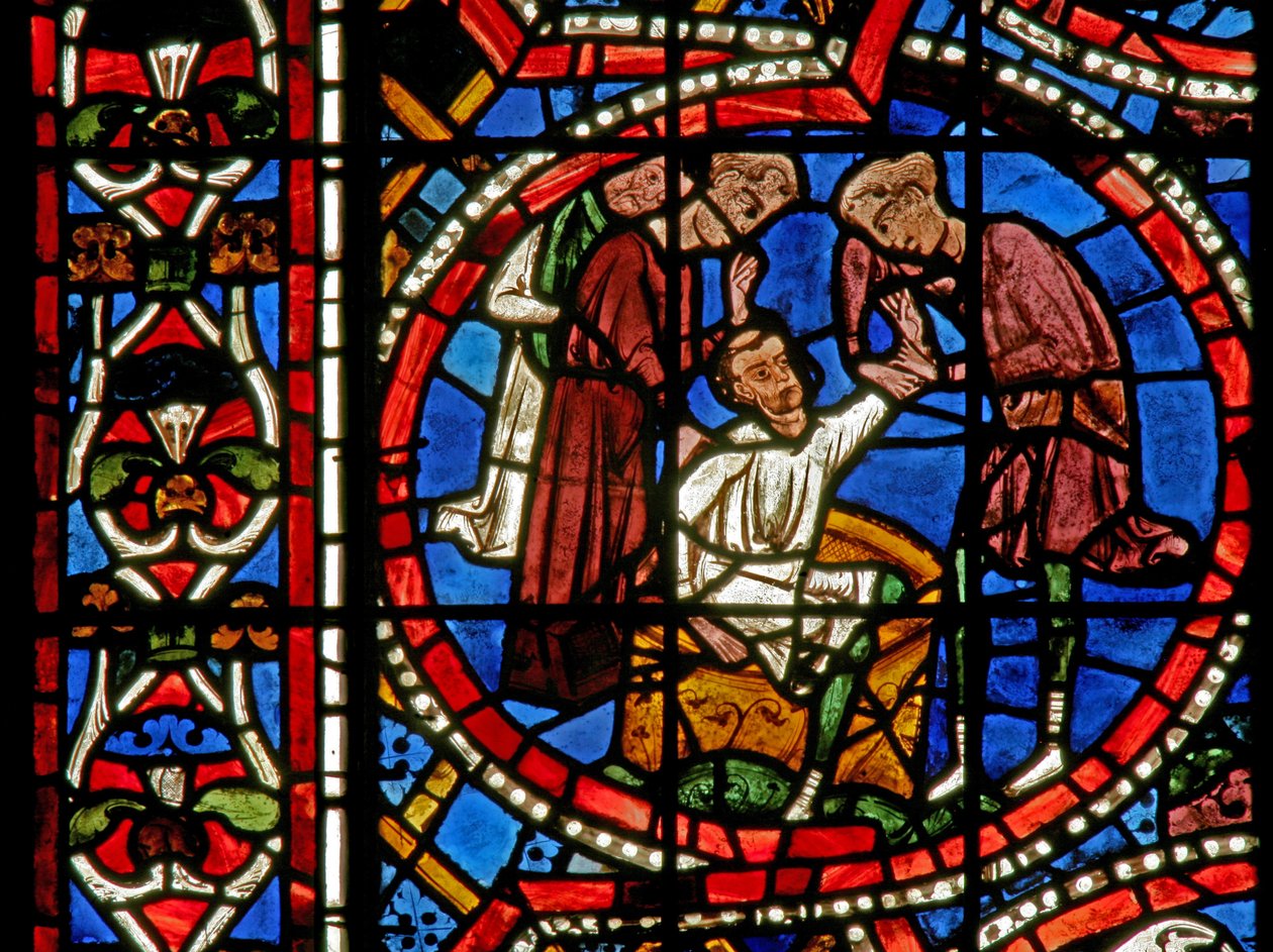 Fenêtre w11-R représentant Joseph extrait de la fosse - French School