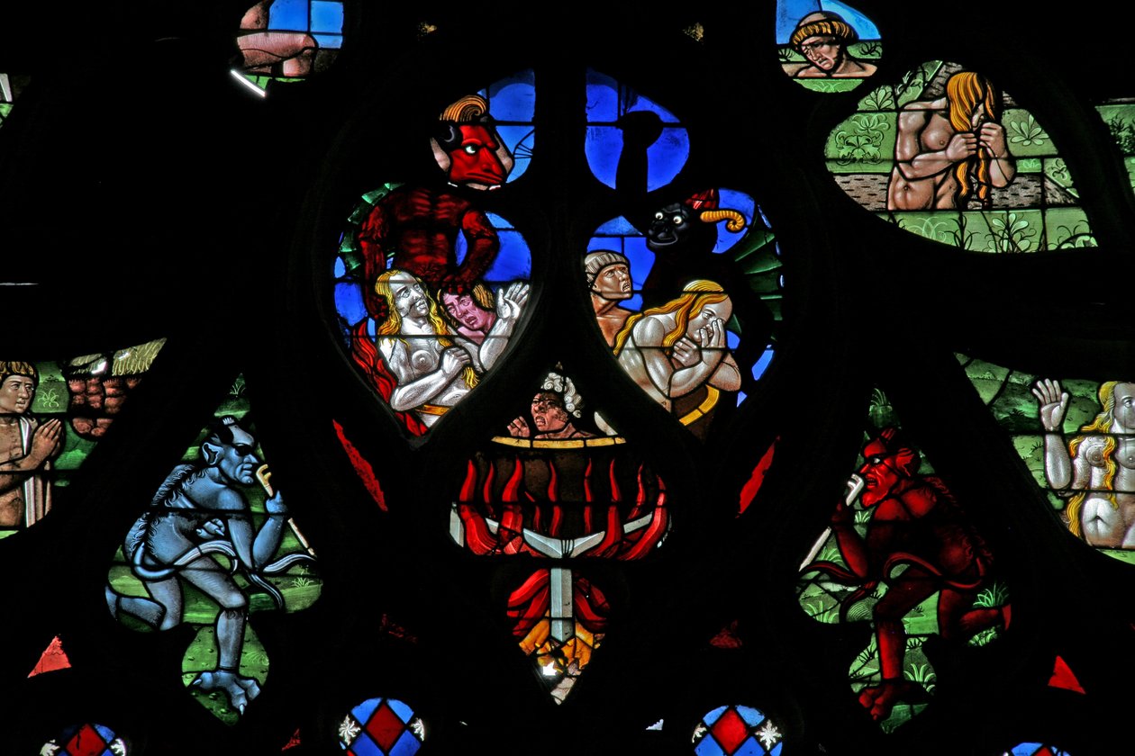 Scènes du Jugement dernier - French School