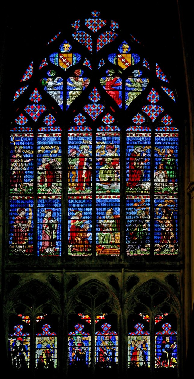 Fenêtre w127 représentant Saint Pierre et Saint Paul - French School