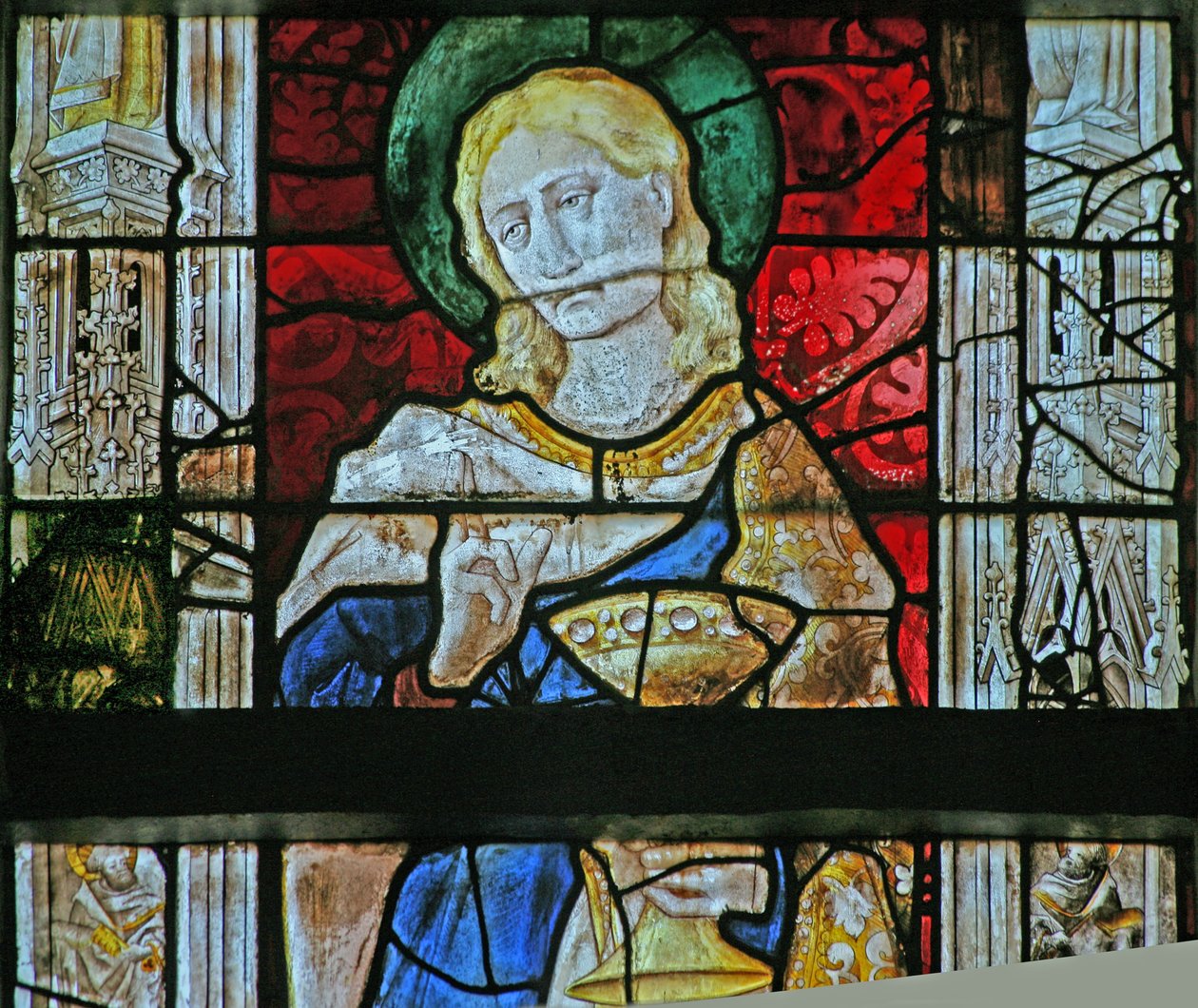 Fenêtre w12 représentant Saint Jean - French School