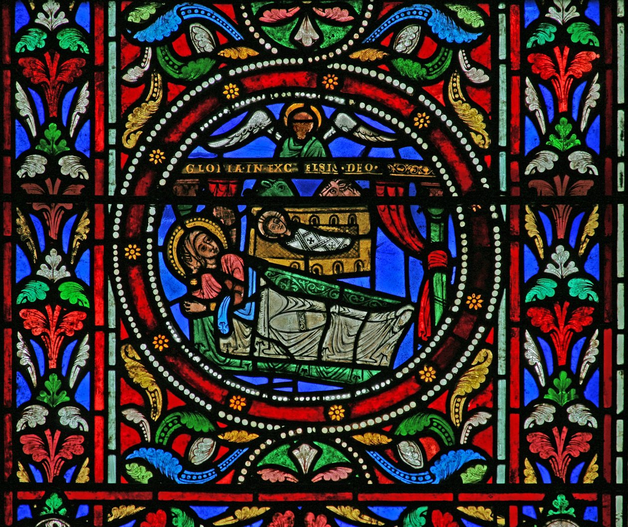 Fenêtre w13 - La Nativité - French School