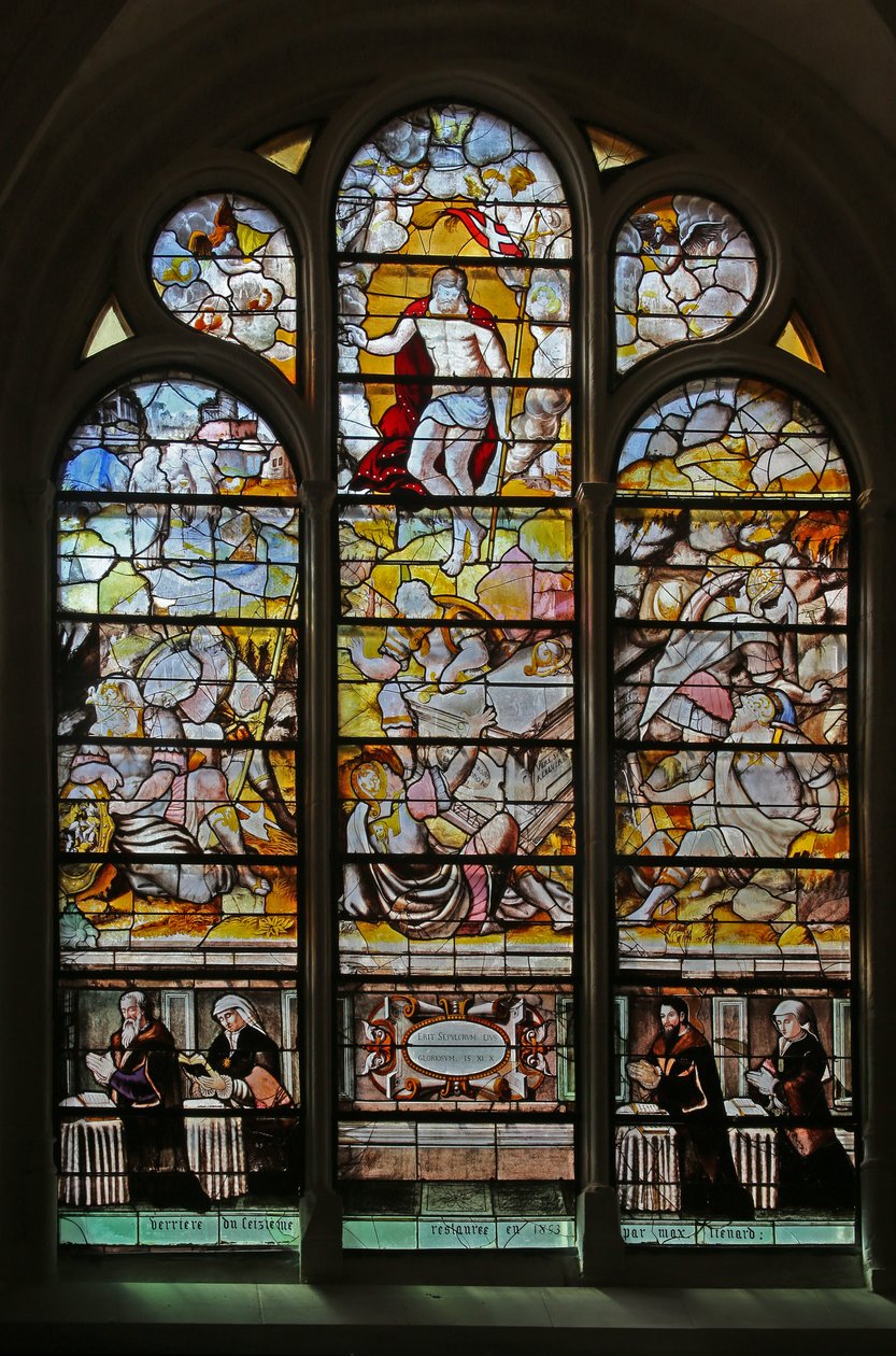 Fenêtre w18 - La Résurrection - French School