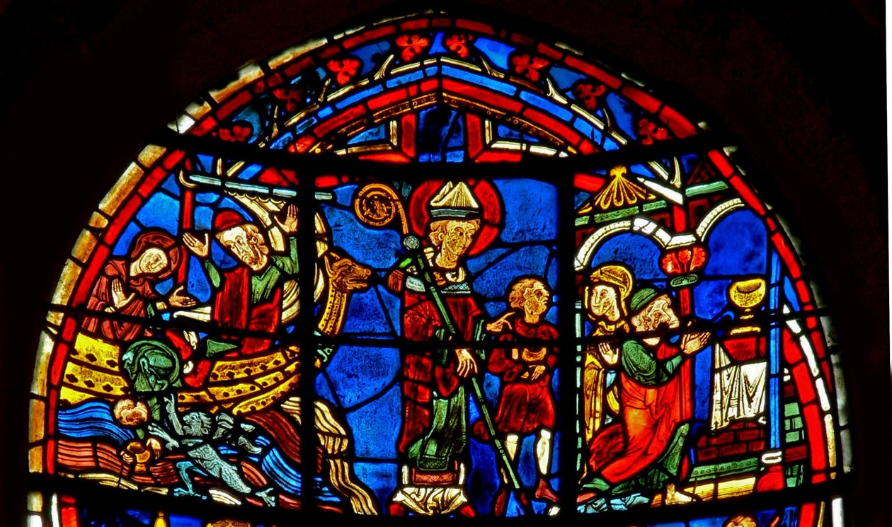 Saint Nicolas sauve un enfant - French School