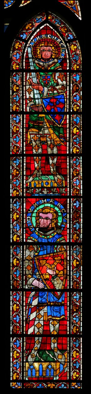 Fenêtre w205 représentant Saint Marc et Saint Acace - French School