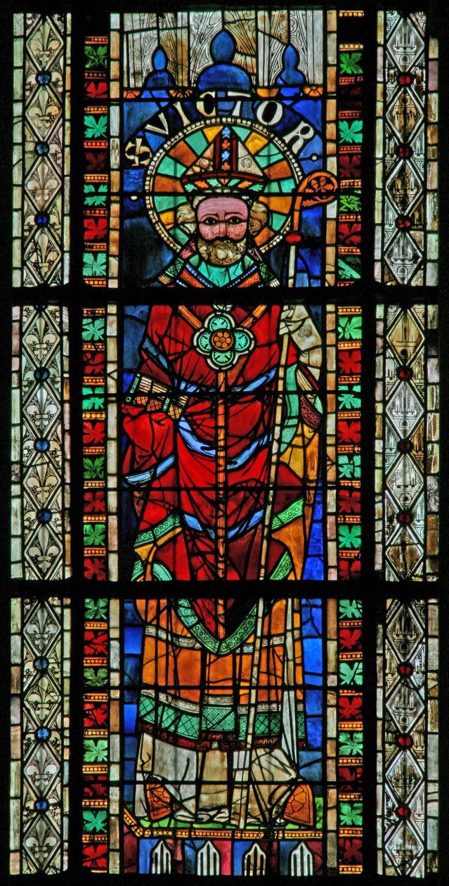 Fenêtre w207 représentant Saint Victor - French School