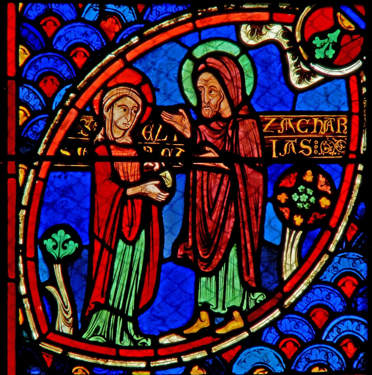 Zacharie et Élisabeth, les parents de Saint Jean-Baptiste - French School