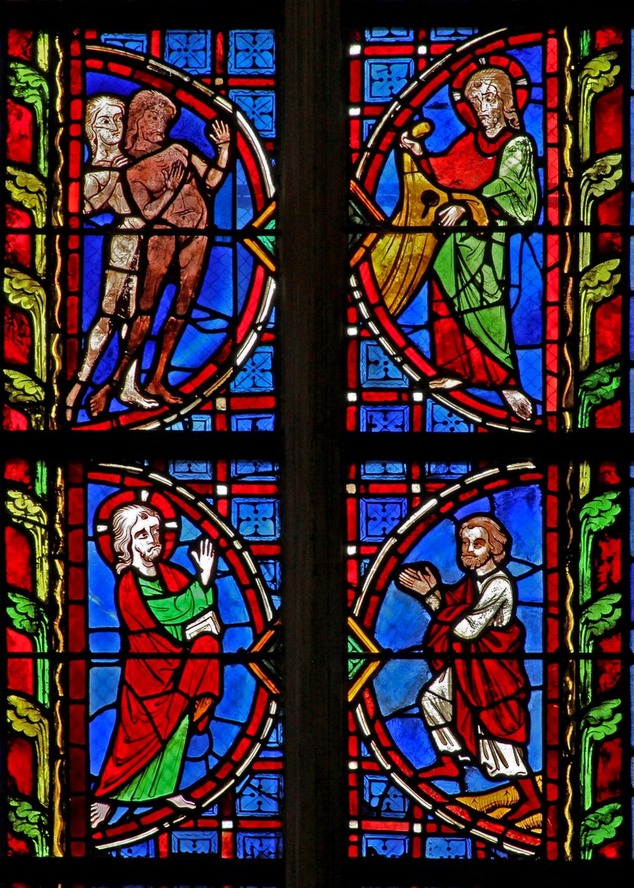Adam et Ève reçoivent des vêtements - French School