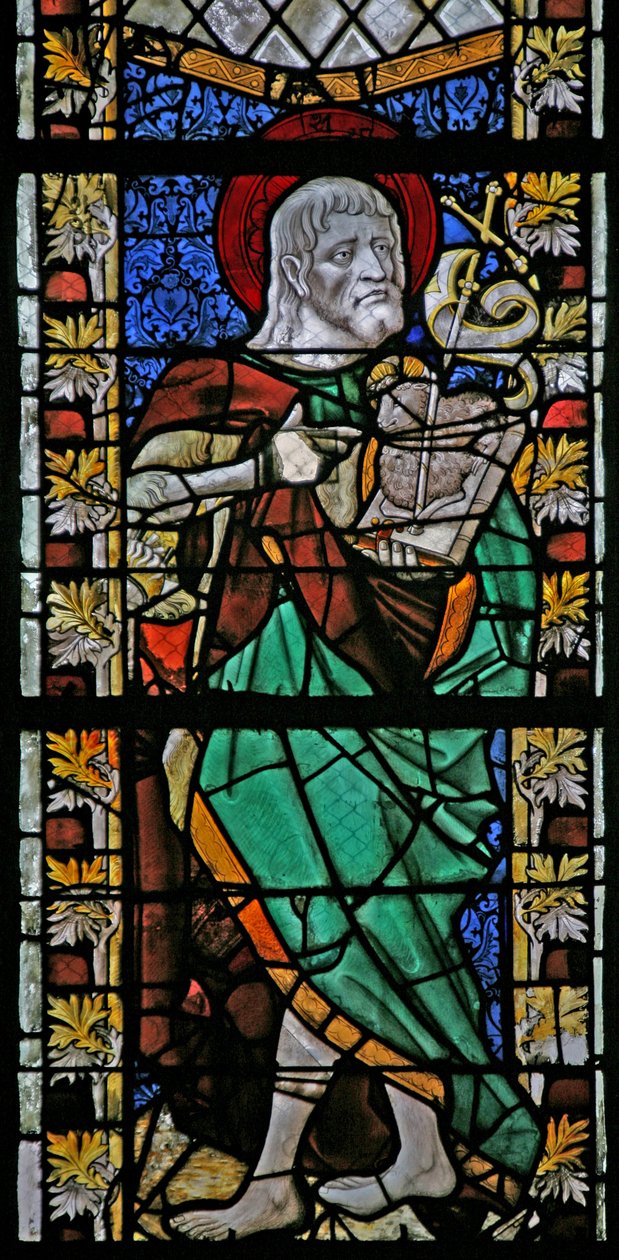 Fenêtre w47 représentant Saint Jean-Baptiste - French School