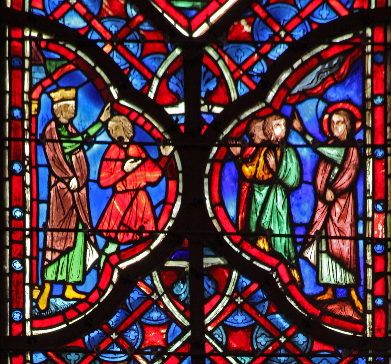 Isaïe devant le roi Achaz. Is 7 14 - French School