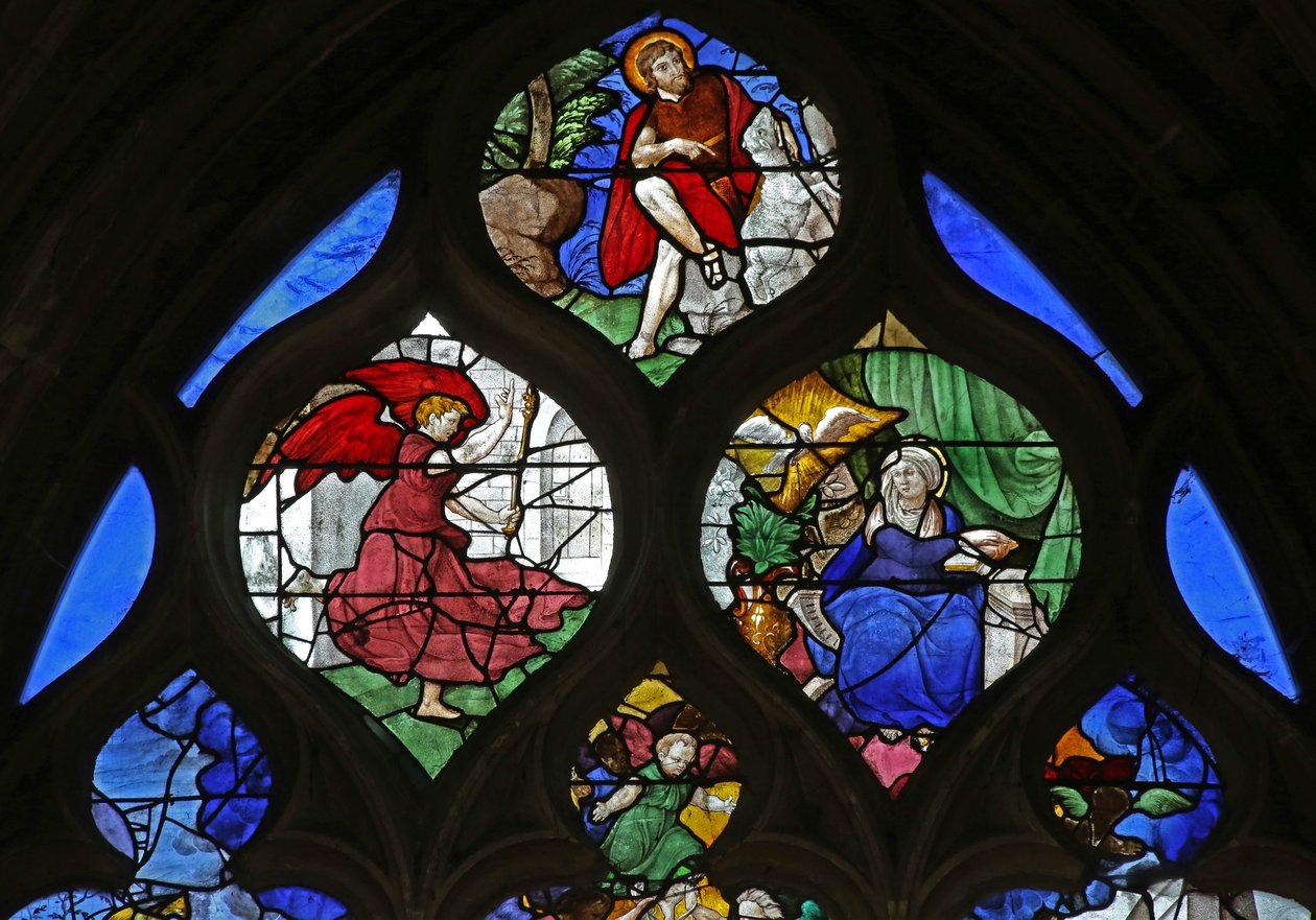 Fenêtre représentant Saint Jean-Baptiste; l