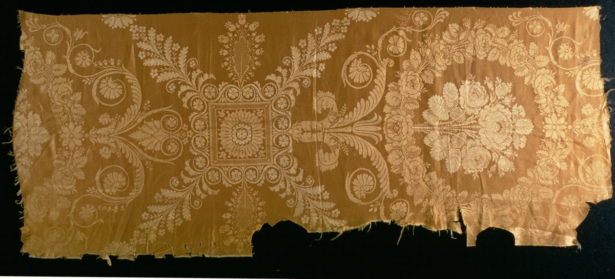 Soie tissée, vers 1812 - French School
