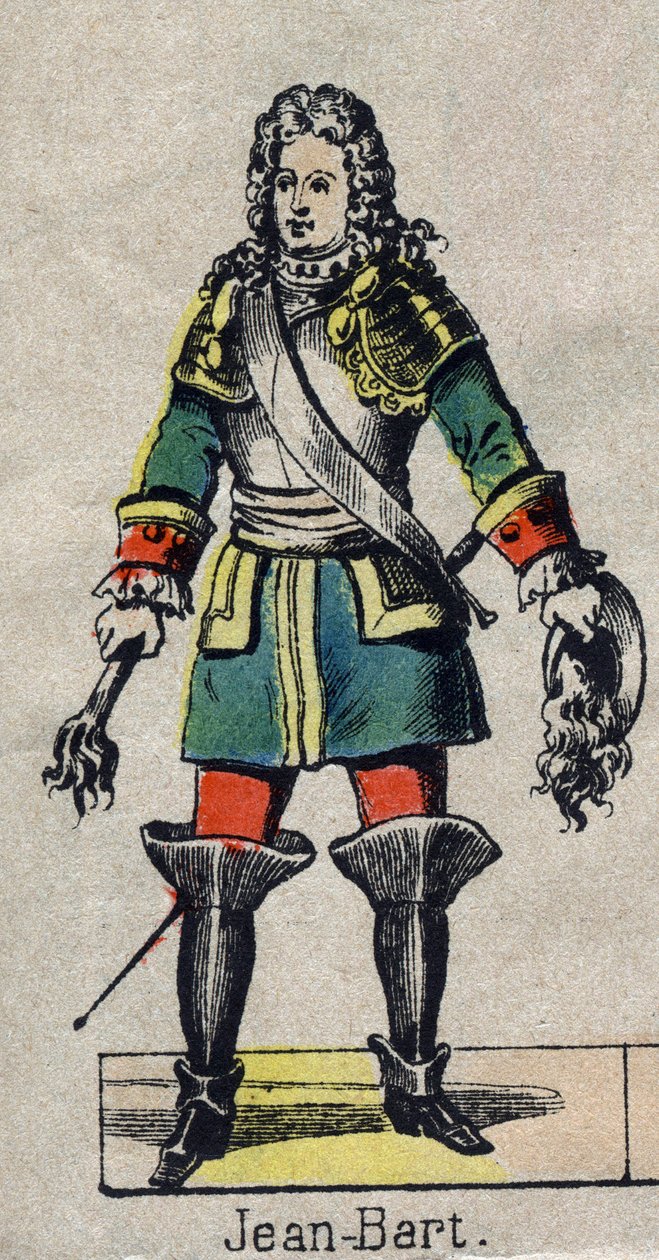 Portrait de Jean Bart (1650-1702), marin français, corsaire. Image d