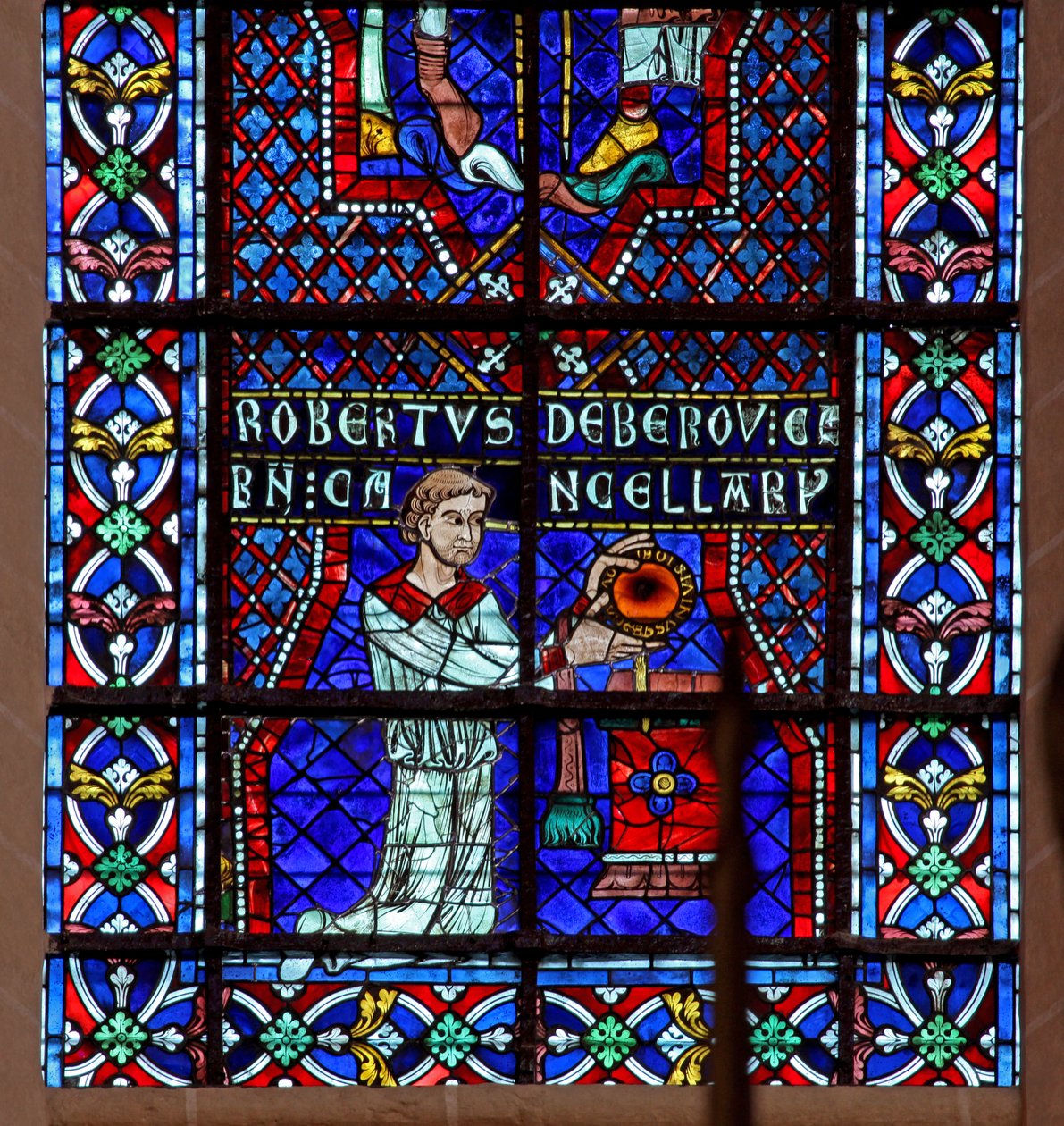 le donateur - Robert de Bérou - French School