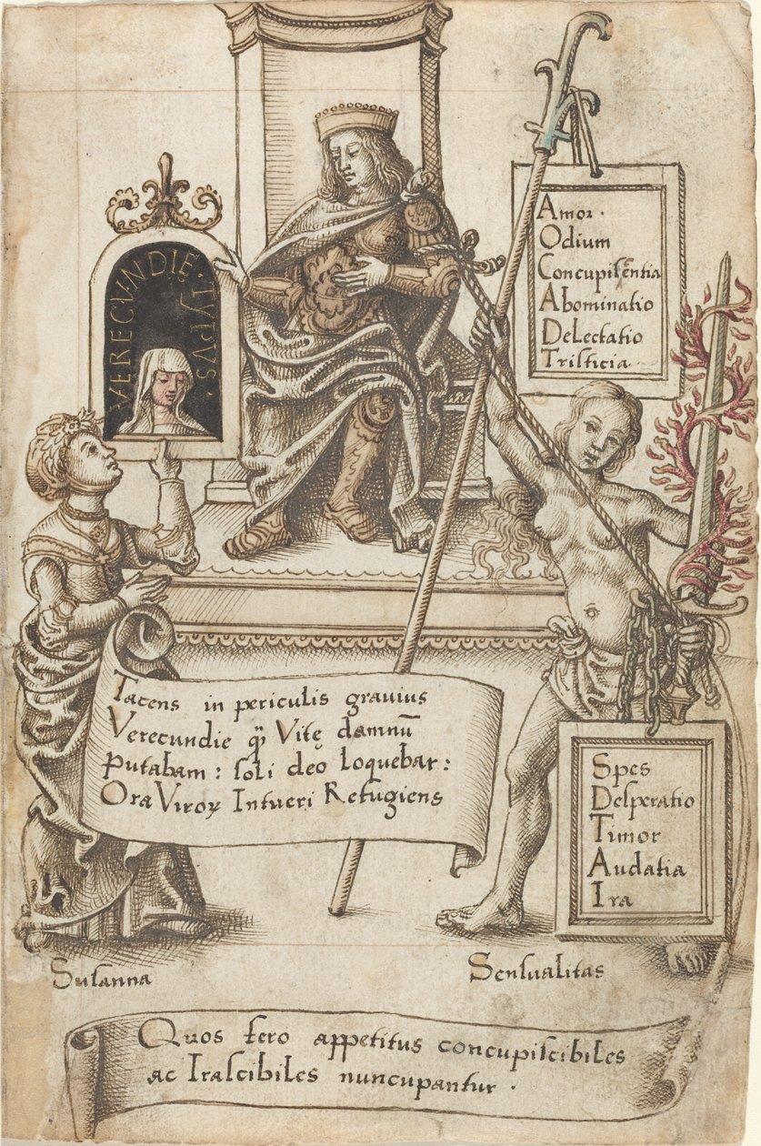"Toujours plier les draps" [fol. 41 recto] - French early 16th Century