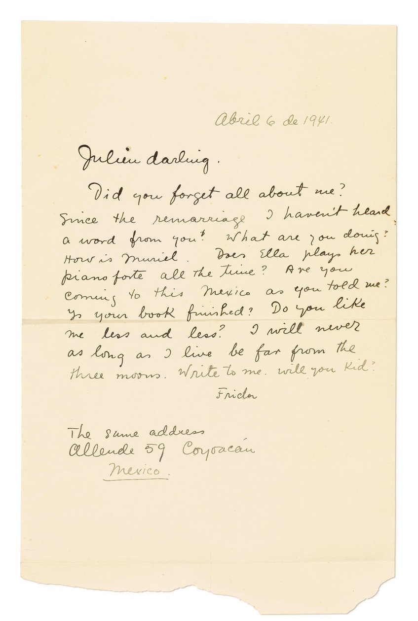 Lettre autographe signée (