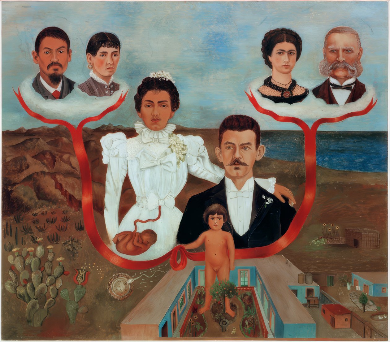 Mes grands-parents, mes parents et moi - Frida Kahlo