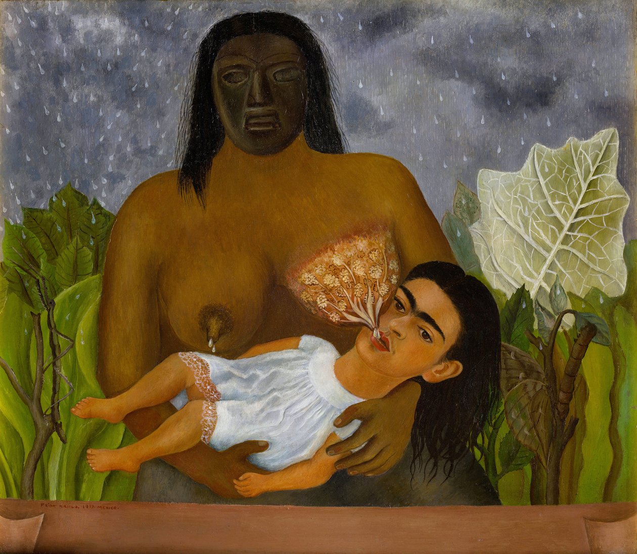 Ma nounou et moi (Mi Nana y Yo) - Frida Kahlo